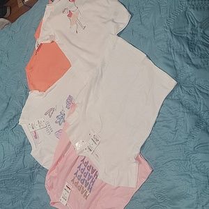 Pack of 5 Tees for girls size 6